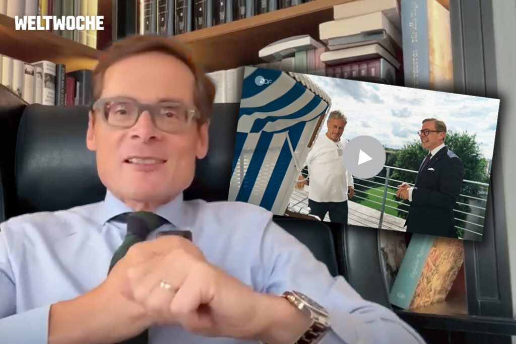 Amthors Strandkorb: Sinnbild deutscher Parteienarroganz. AfD und Linkspartei: Volksaufstand gegen die Elite. Bundespräsident Harald Schmidt: Nicht die schlechteste Idee – Vorschau Weltwoche Deutschland